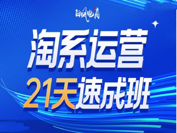 淘系运营21天速成班35期，年前最后一波和2025方向-网赚部落